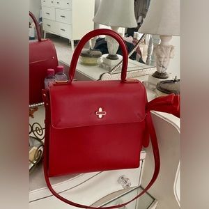 Charlotte Olympia Gorgeous Bogart red handbag